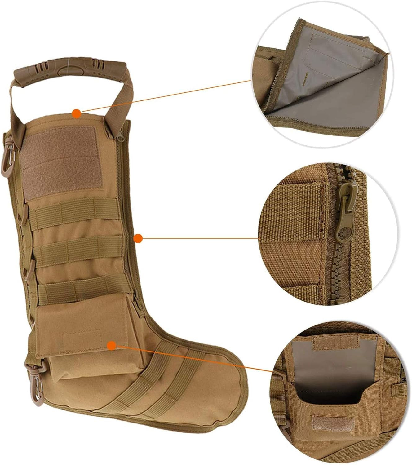 Tactical Christmas Stocking – Military-Style Molle Hanging Gear Bag