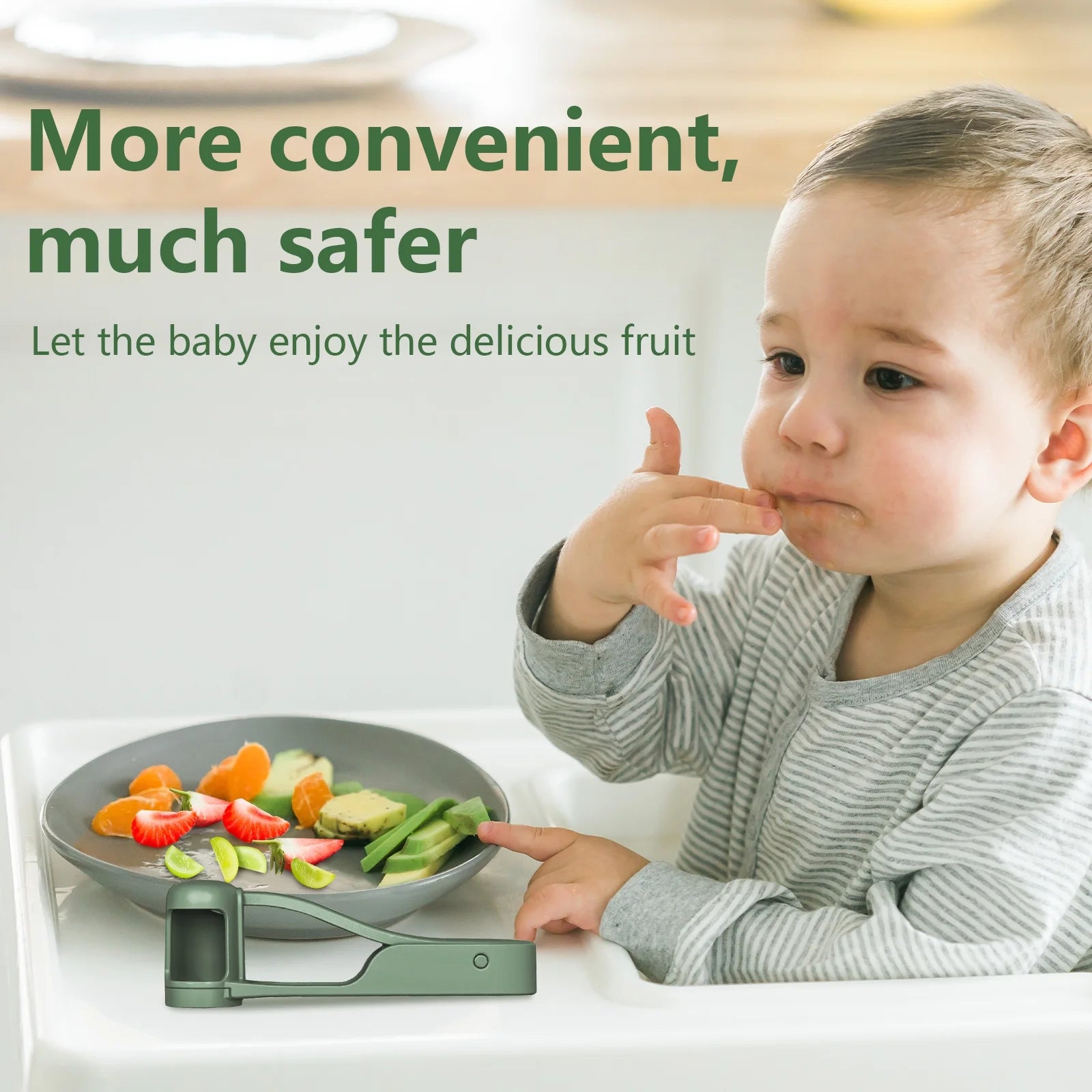 Grape & Fruit Cutter – Toddler-Friendly Slicer for Grapes, Strawberries & Snacks
