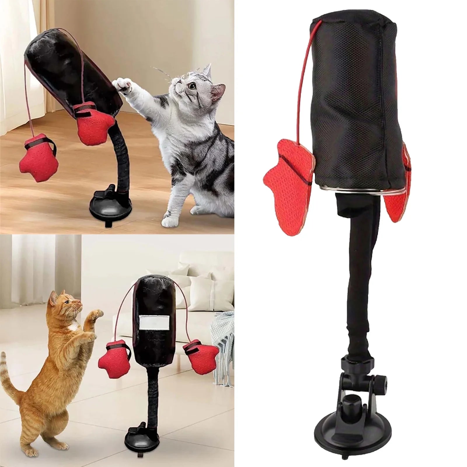 Mini Cat Punching Bag – Indoor Interactive Play Toy
