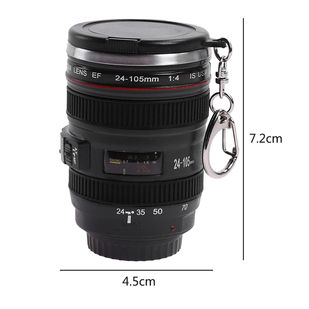 Stainless Steel SLR Camera Mug - Creative Emulation Coffee Cup for Photography Lovers (50-400ml)