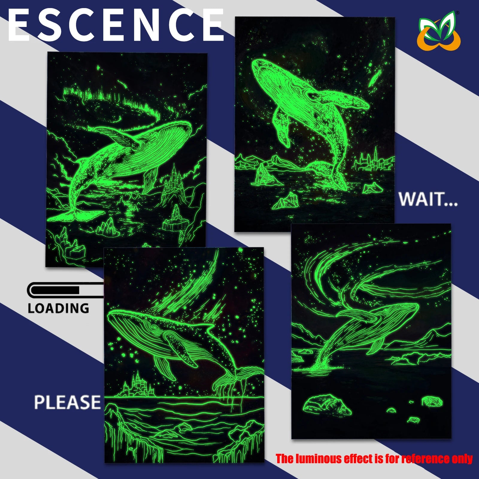 DIY Luminous Scratch Painting Set – Fun Educational Art Toy (4pcs)