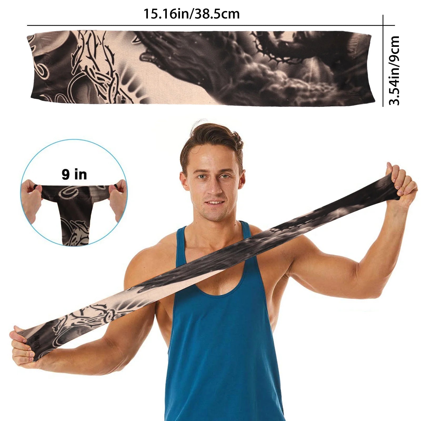 Stylish Cooling Arm Sleeves – 10pcs UV Protection UPF 50 Designs for Sports & Costumes