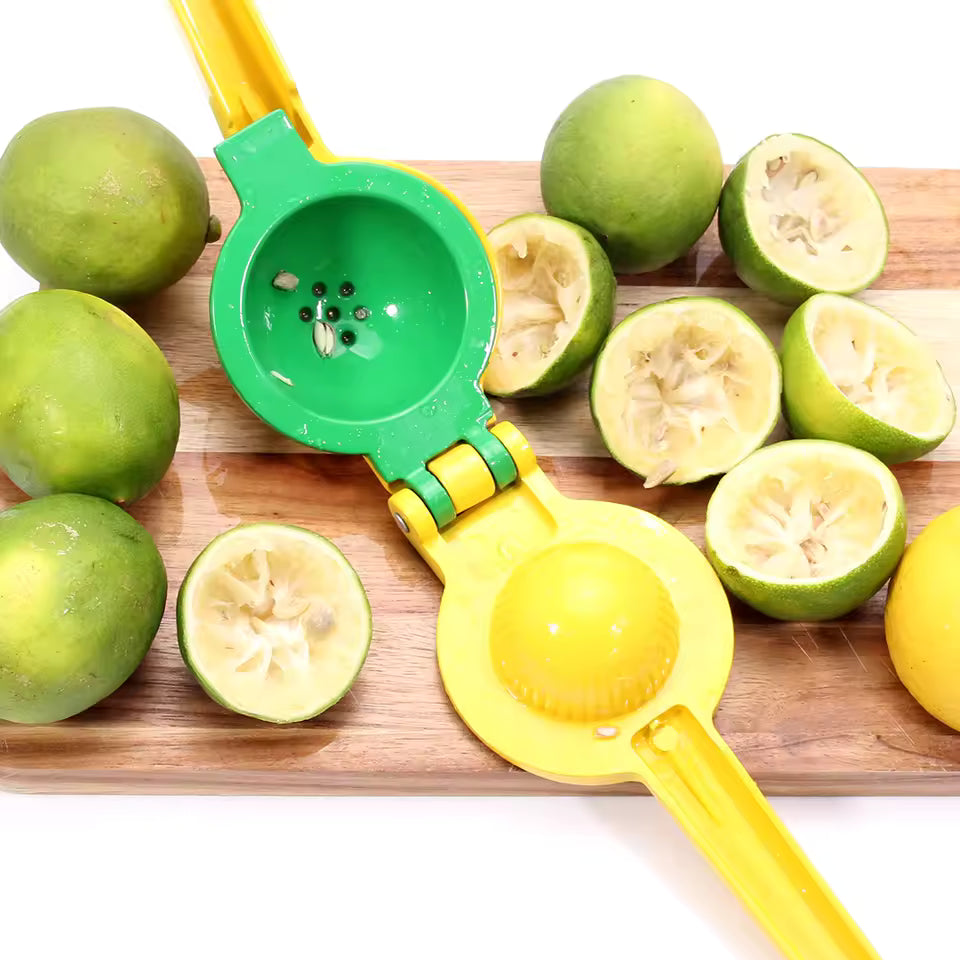 Citrus Press with Strainer – Easy Lemon Lime Juicer for Maximum Extraction