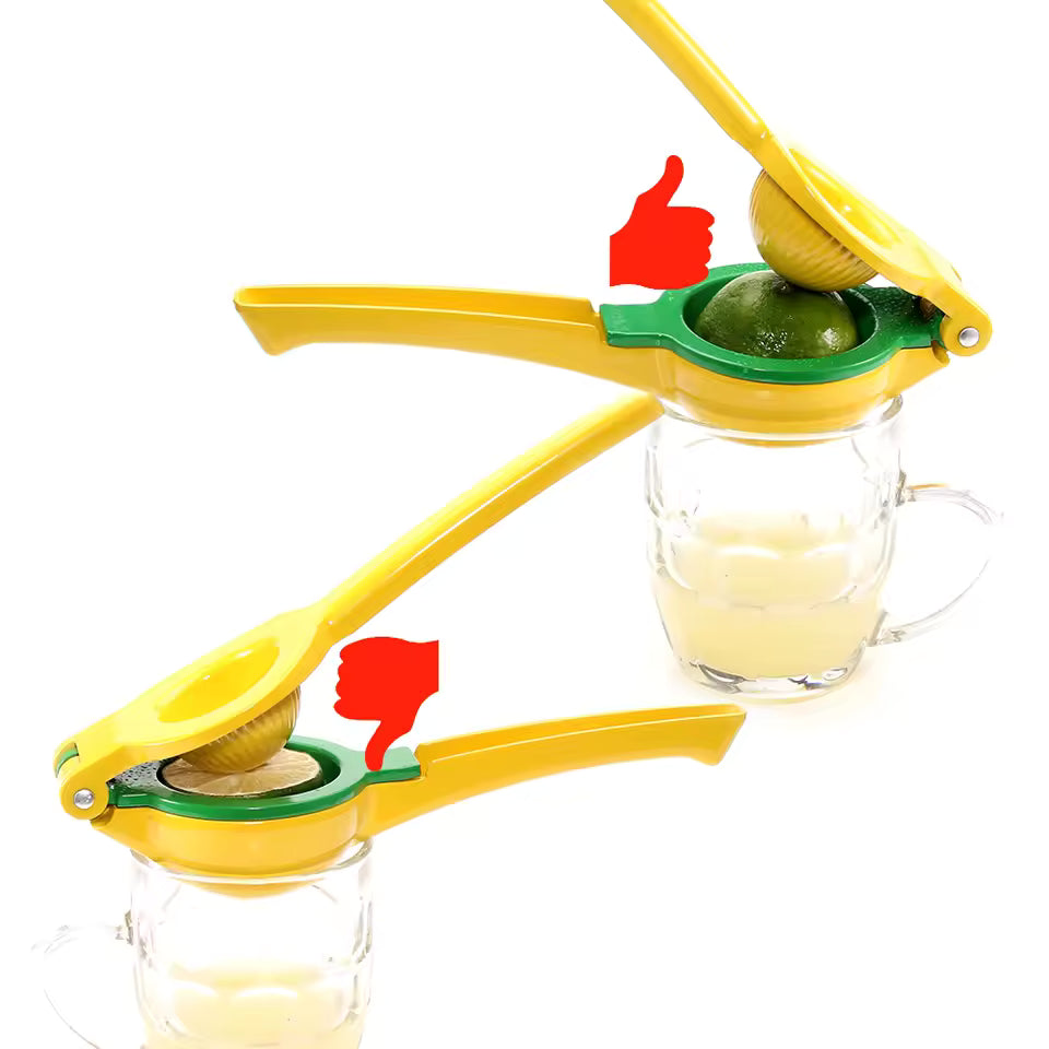 Citrus Press with Strainer – Easy Lemon Lime Juicer for Maximum Extraction