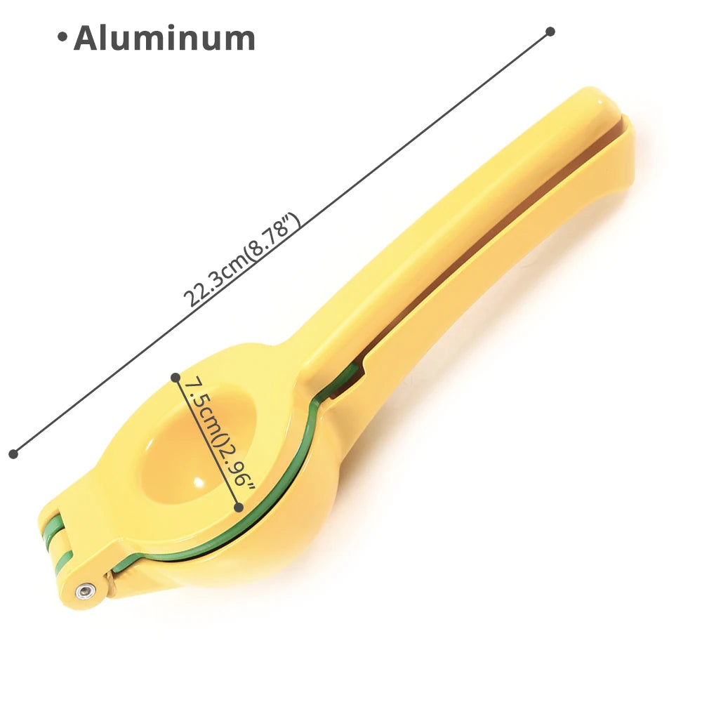 Lemon Lime Squeezer – Easy-to-Use Flat Citrus Press with Built-In Strainer & Leverage Design, Maximum Juice Extraction
