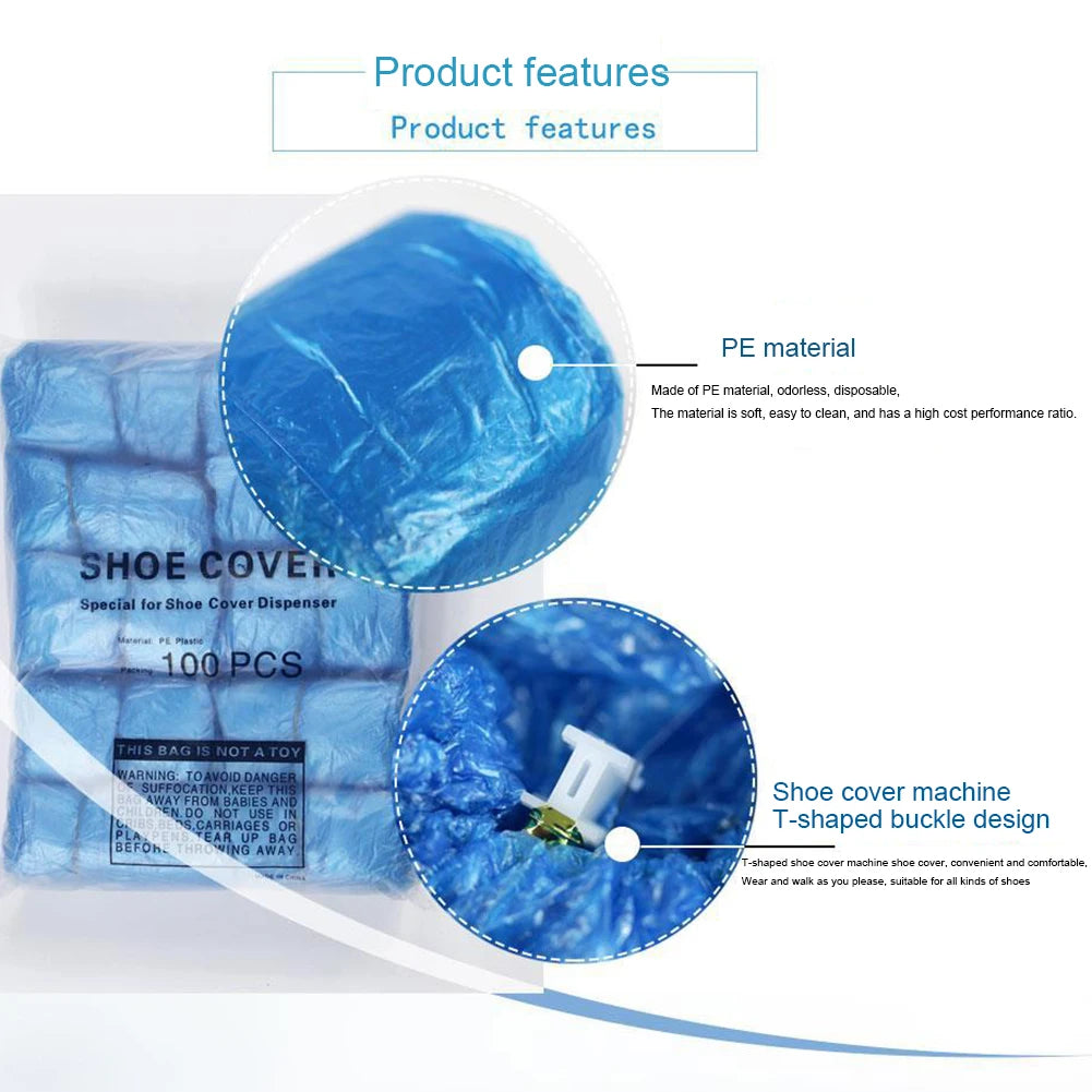 Automatic Shoe Cover Dispenser with 100 Covers