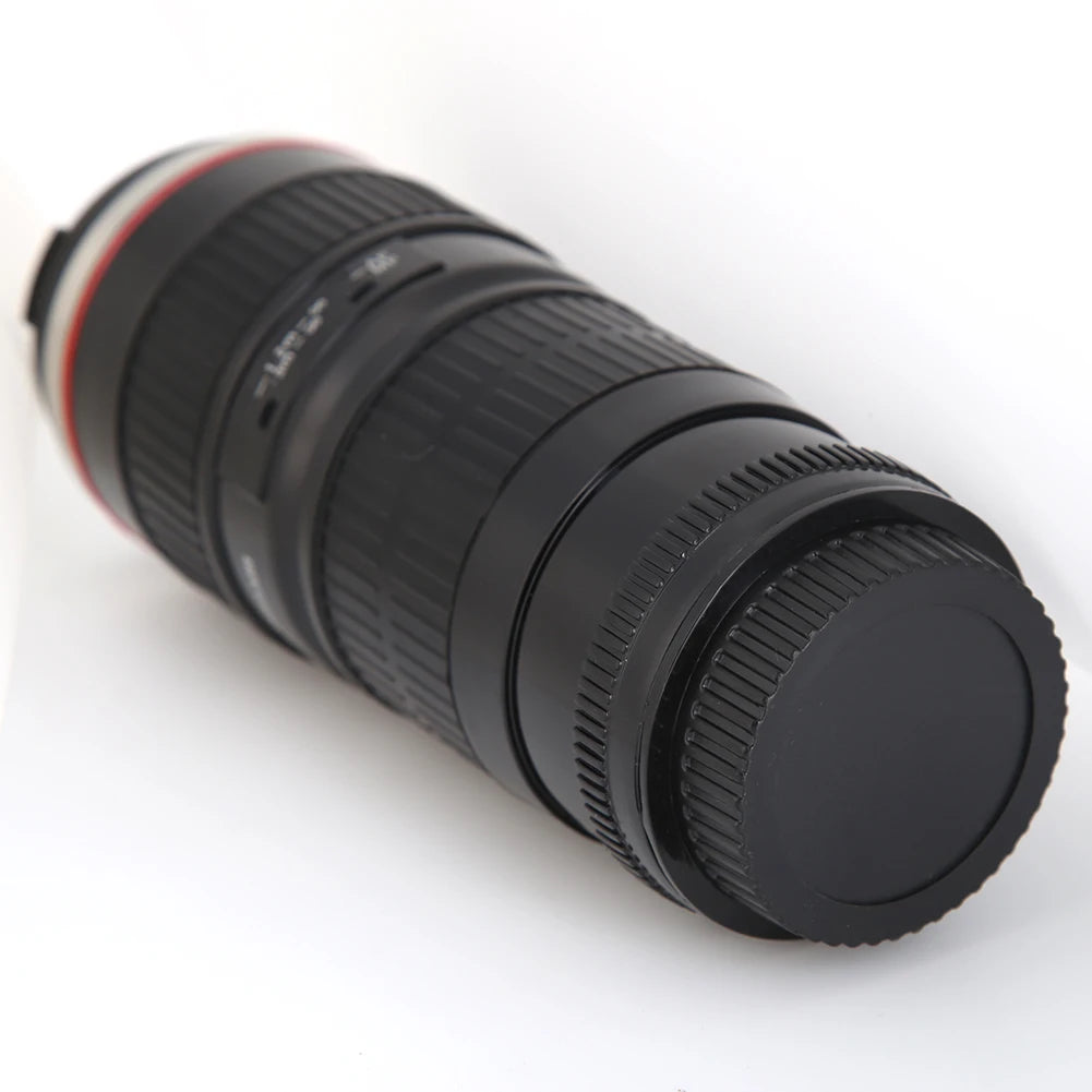 Stainless Steel SLR Camera Mug - Creative Emulation Coffee Cup for Photography Lovers (50-400ml)