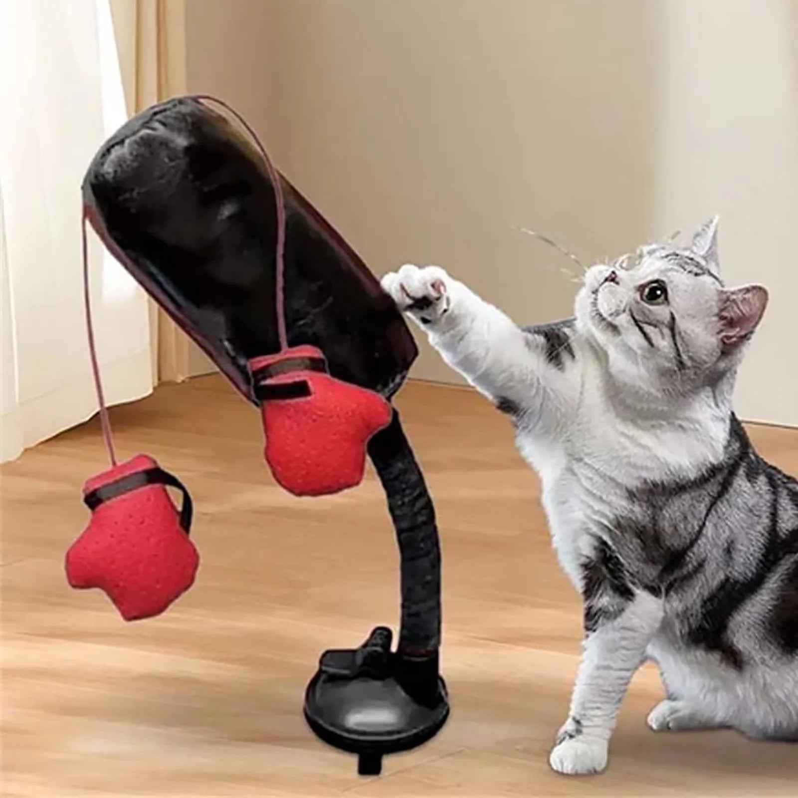 Mini Cat Punching Bag – Indoor Interactive Play Toy