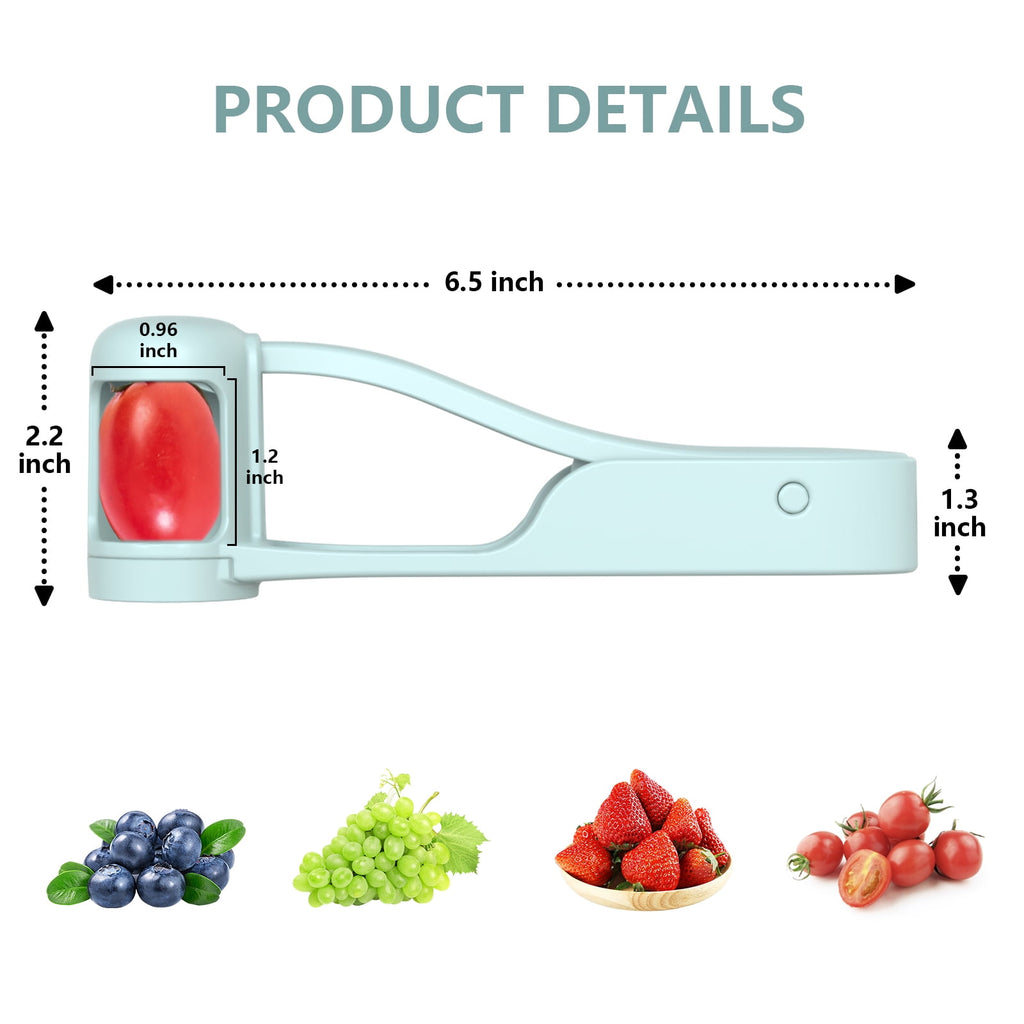 Grape & Fruit Cutter – Toddler-Friendly Slicer for Grapes, Strawberries & Snacks