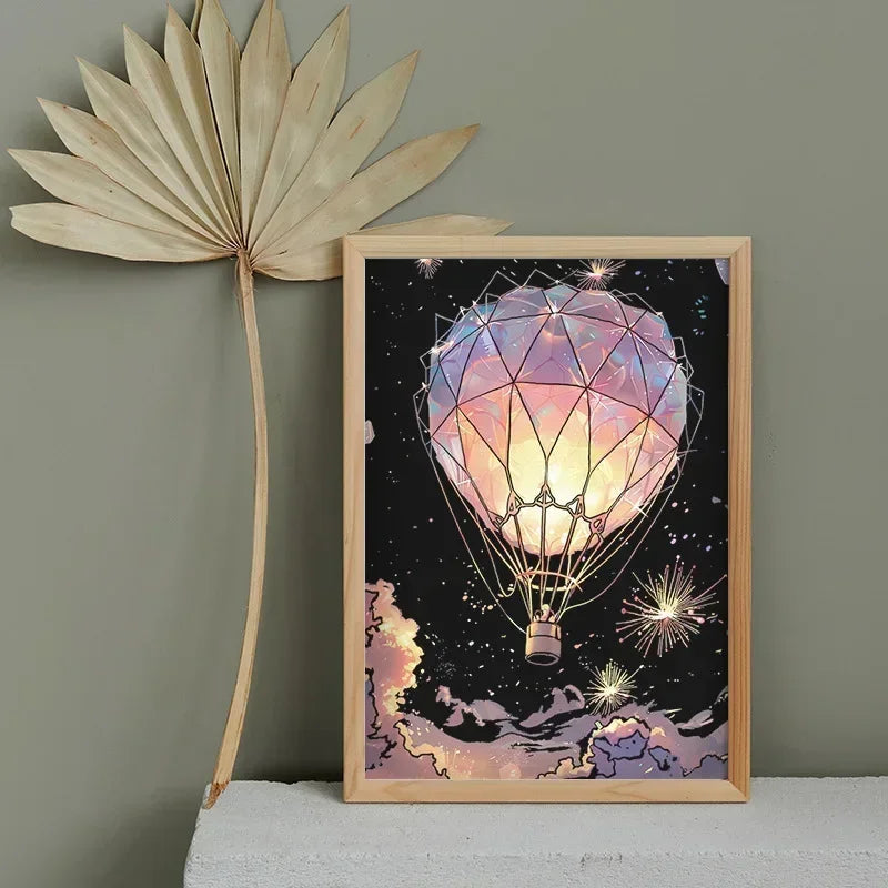 DIY Luminous Scratch Painting Set – Fun Educational Art Toy (4pcs)
